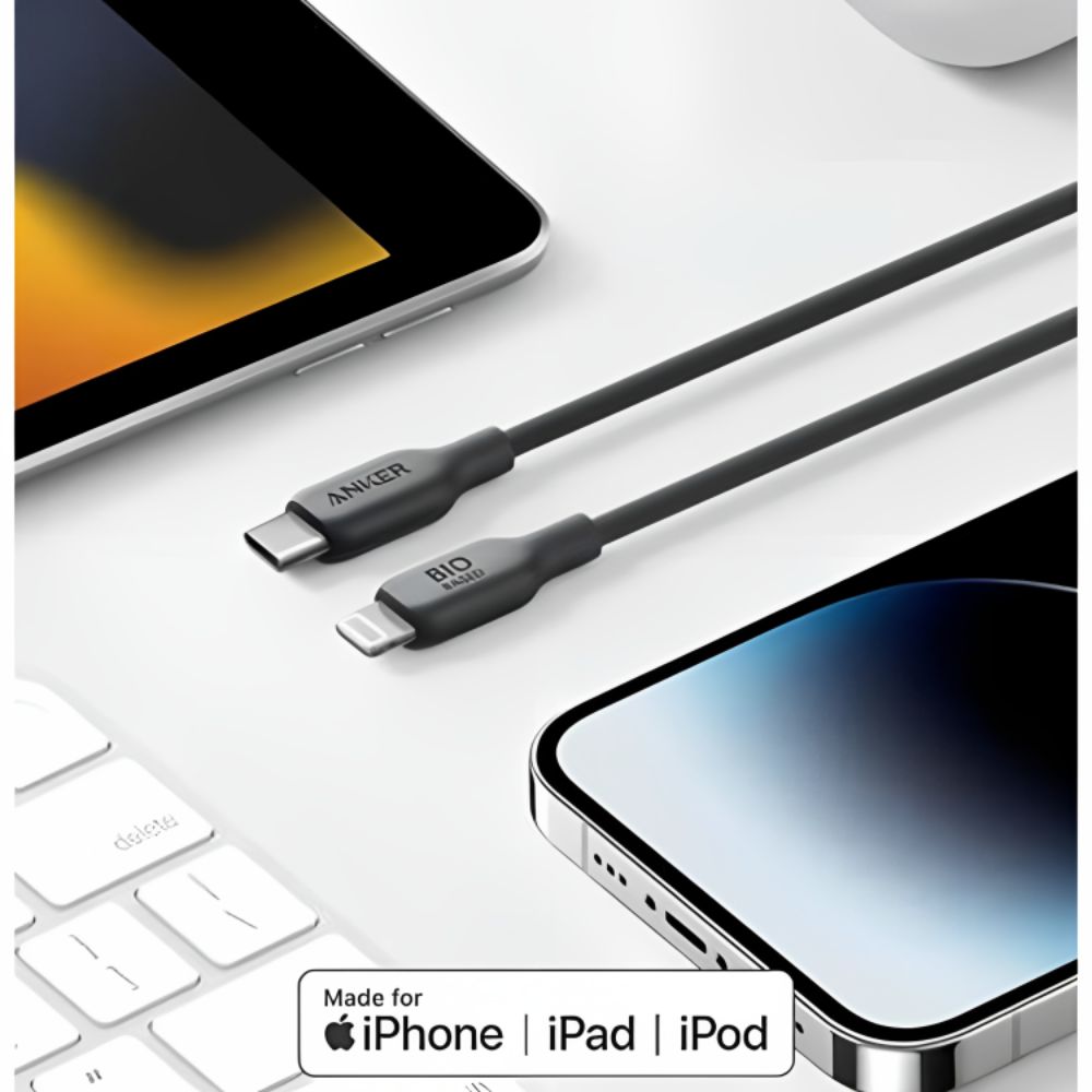 Anker 541 USB-C to Lightning (Bio-Based) (1.8m/6ft) -black