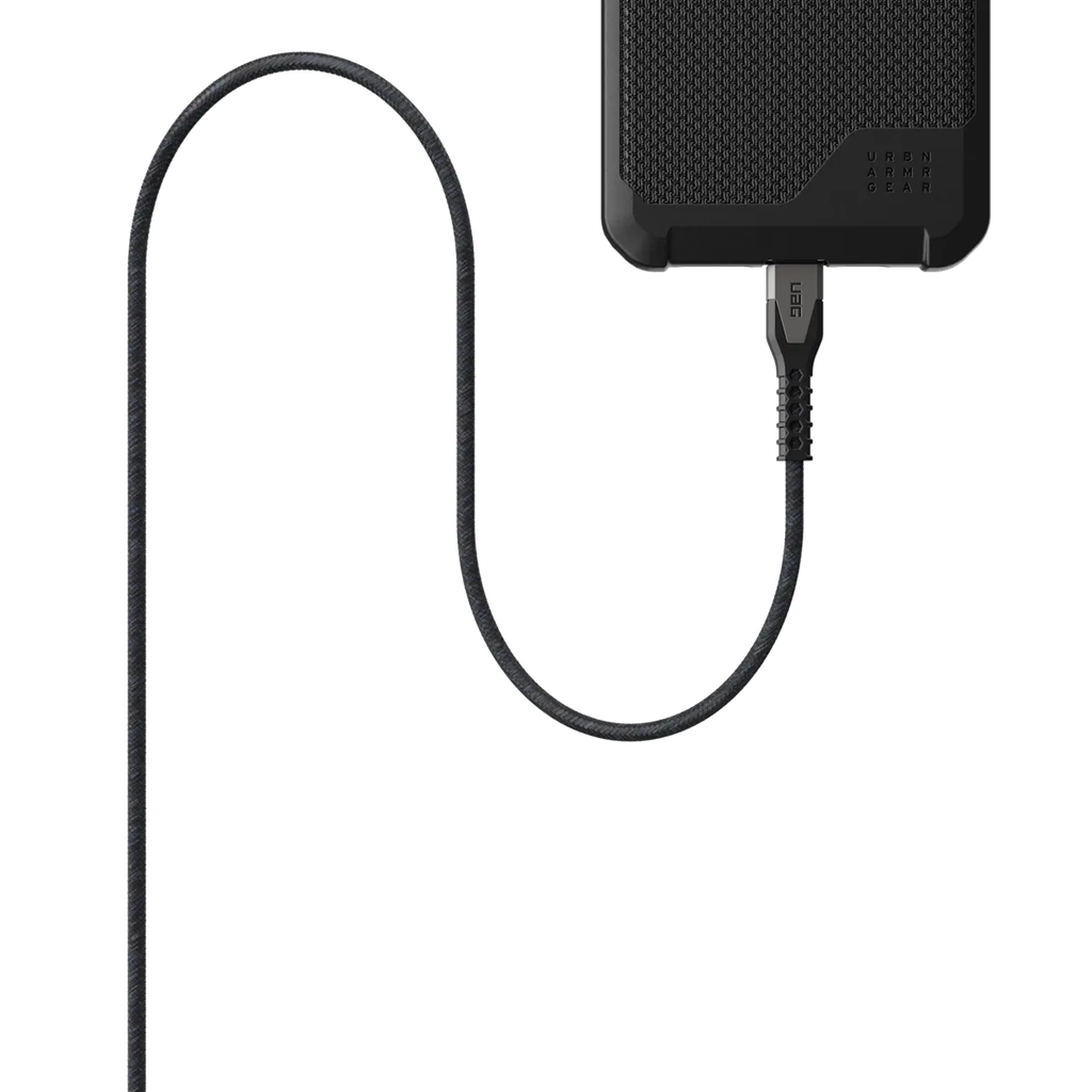 UAG USB-C to USB-C Cable, 1.5M, 60W, 9B4413114030– Black & Grey