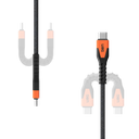 UAG USB-C to USB-C Cable, 1.5M, 60W, 9B4413114097 – Black & Orange