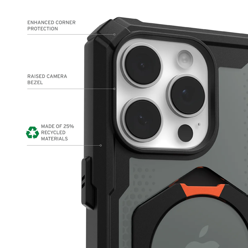 UAG iPhone 16 Pro Magsafe Plasma XTE Case (Black/Orange)