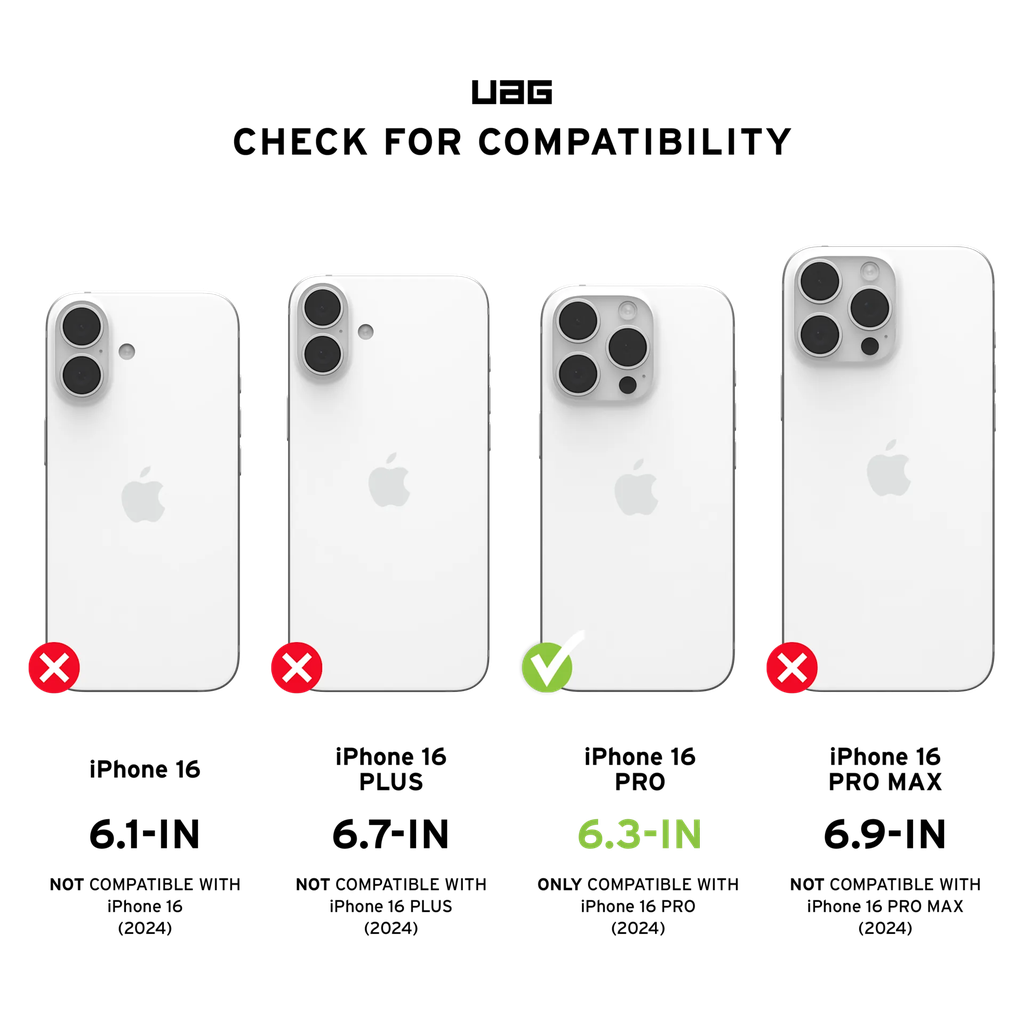 UAG iPhone 16 Pro Magsafe Plyo Case (Black/Bronze)