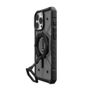 UAG iPhone 16 Pro Max Magsafe Pathfinder Clear Case - Ash / Black Stand