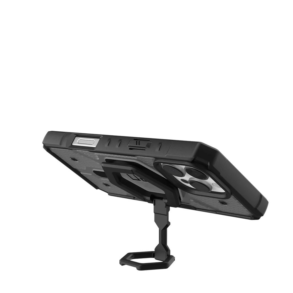 UAG iPhone 16 Pro Max Magsafe Pathfinder Clear Case - Ash / Black Stand