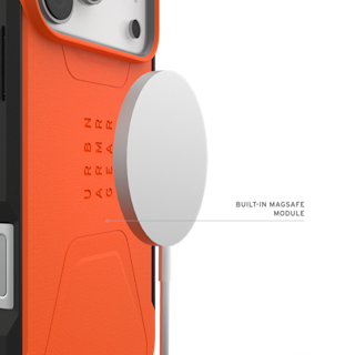 UAG iPhone 17 Pro Max Civilian Magsafe Case (Orange)