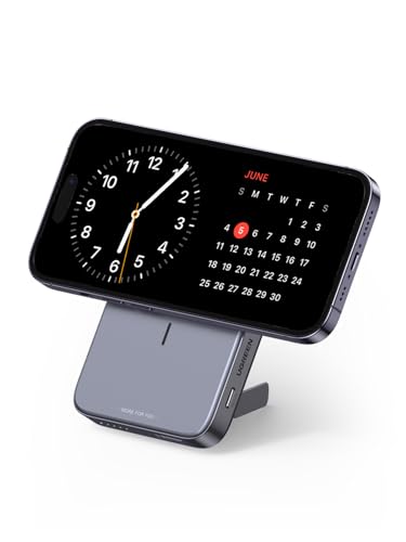 UGREEN 10000mAhPD-20W Magnetic Wireless 15W Power Bank (Space Gray) (LY)  PB206