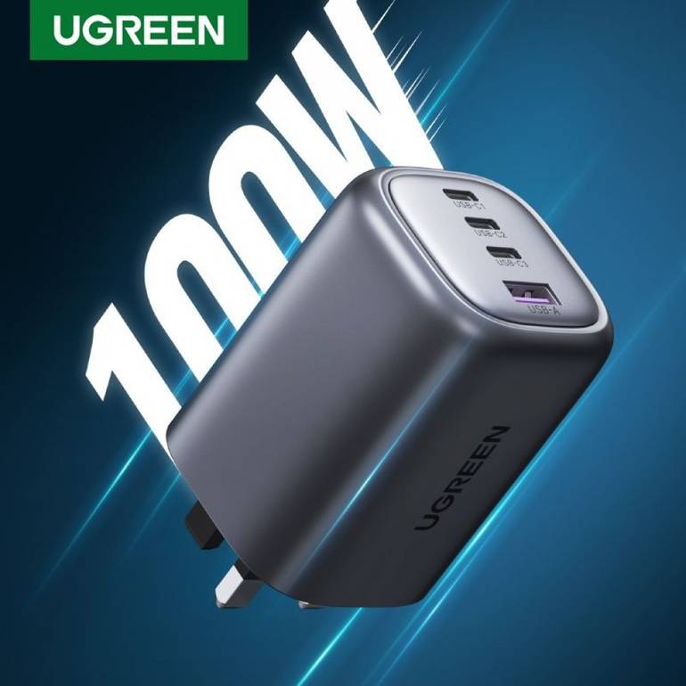 UGREEN 100W 3C 1A GAN FAST CHARGER 