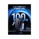 UGREEN 2-in-1 Universal PD Fast Charging Cable 5A Max 100W max