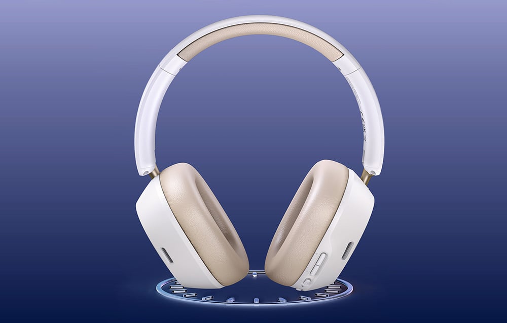 UGREEN HiTune Max5c Hybrid Active Noise-Cancelling Headphones - White