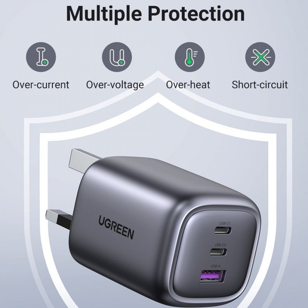 UGREEN Nexode 65W Charger UK (Space Gray)