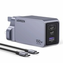 UGREEN Nexode Pro 100W 3-Port GaN Fast Charger Set UK25875
