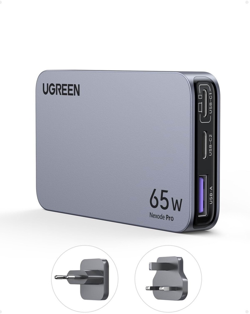UGREEN Nexode Pro 65W 3-Port GaN Ultra-Slim Fast Charger 25356