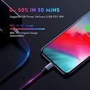 UGREEN USB-C to Lightning M/M Cable Aluminum Shell Braided 1m (Black)US304