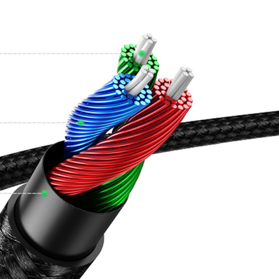 UGreen 3.5mm Audio Cable Net Braid 1m - black