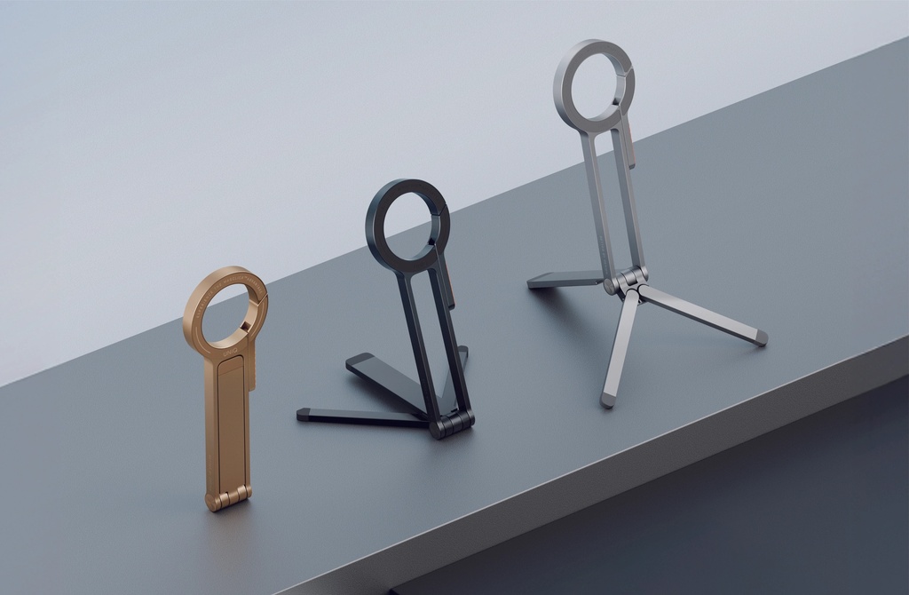 UNIQ ARCUS MAGNETIC MOUNT & TRIPOD-STAND - CHAMPAGNE VOLT (CHAMPAGNE VOLT)