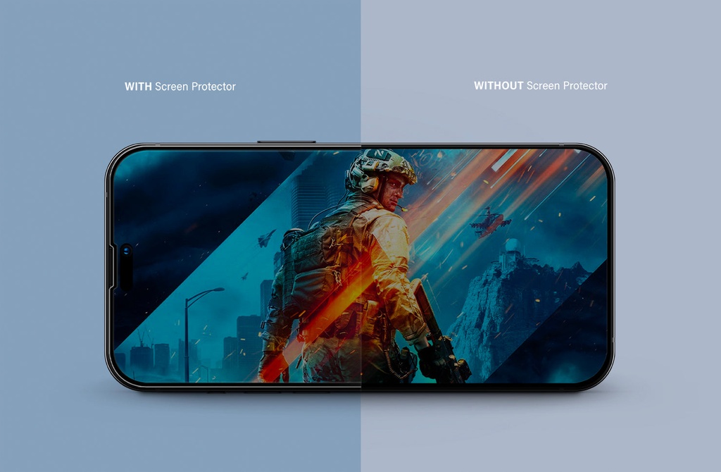 UNIQ OPTIX MATTE IPHONE 13 PRO MAX 14 PLUS 6.7 MAX (2022) GLASS SCREEN PROTECTOR