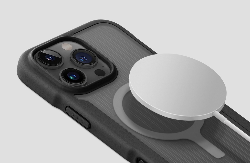 Uniq Combat Active MagSafe case for iPhone 16 Pro Max – Stone Grey