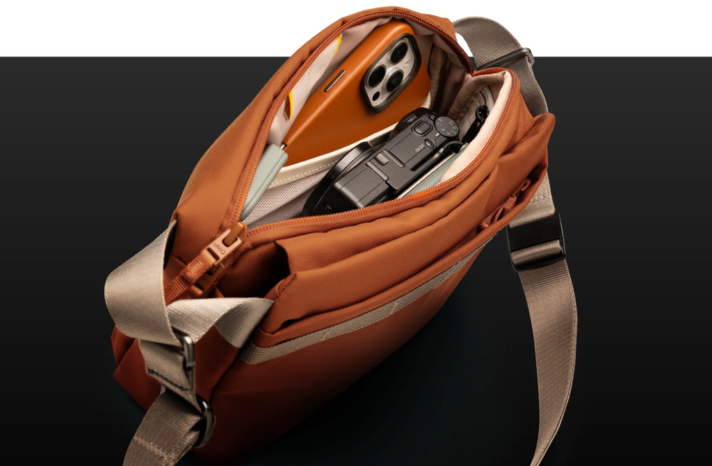 Uniq Denver CrossBody Bag 5L - Burnt	Orange