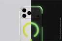 Uniq Hybrid Combat Active MagSafe Case for iPhone 17 Pro - Frost Clear / Lume Light