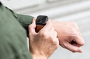Uniq Hybrid Garde Watch Case With Screen Protection for Apple Watch 41mm - Smoked Tinted Grey