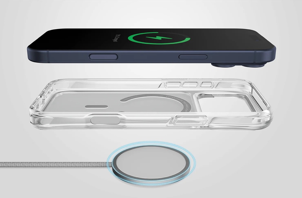 Uniq Hybrid Lifepro Xtreme Magsafe Case for iPhone 17 Pro Max - Frost Clear/White