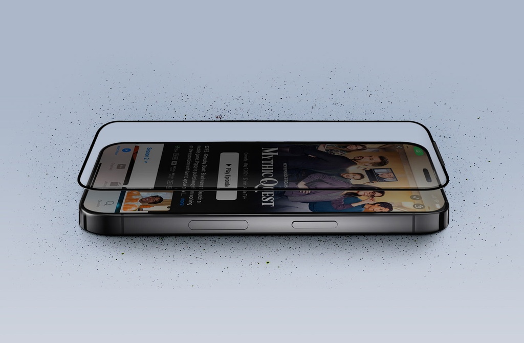 Uniq Optix Matte Screen Protector for iPhone 15 Pro Max - Clear 