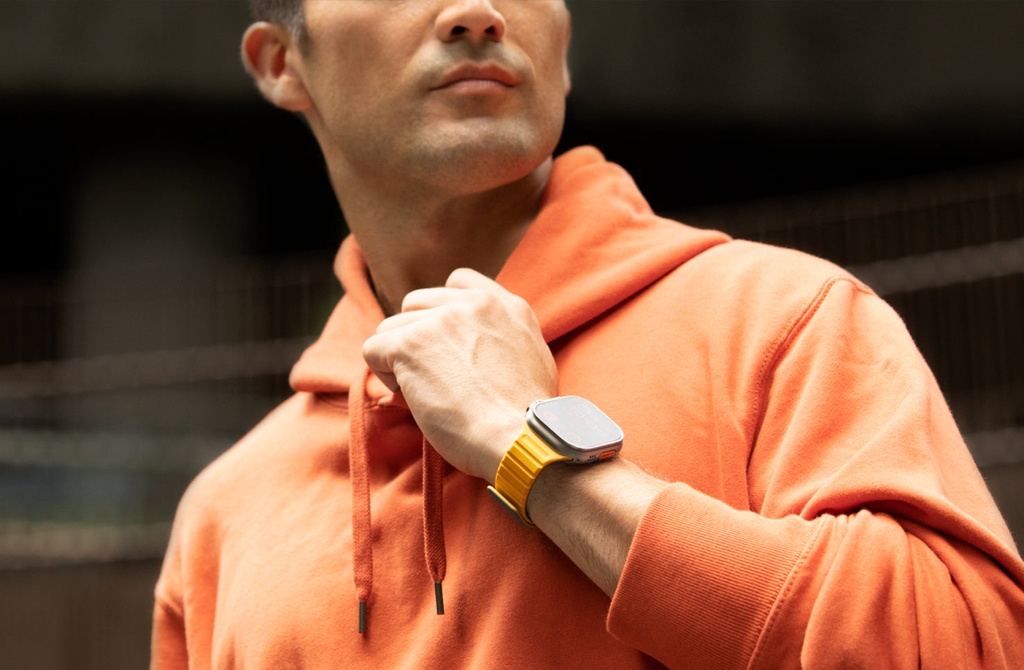 Uniq Revix Evo Reversible Strap For Apple Watch 49/45/44/42mm - Royal Blue / Chalk