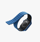 Uniq Revix Reversible Magnetic for Apple Watch Strap 42/44/45mm Caspian (Blue/Black) 