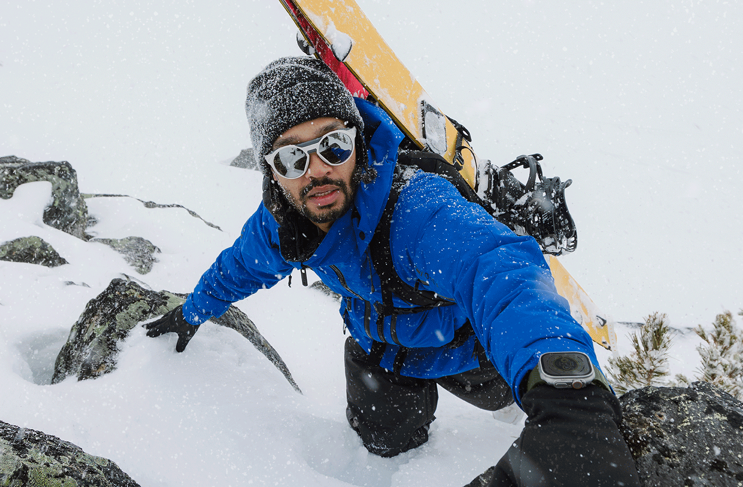 Uniq Stride FKM Strap for Apple Watch 49/45/44mm - Lime Green