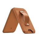 esr halolcok geo wallet grip stand  crame brown