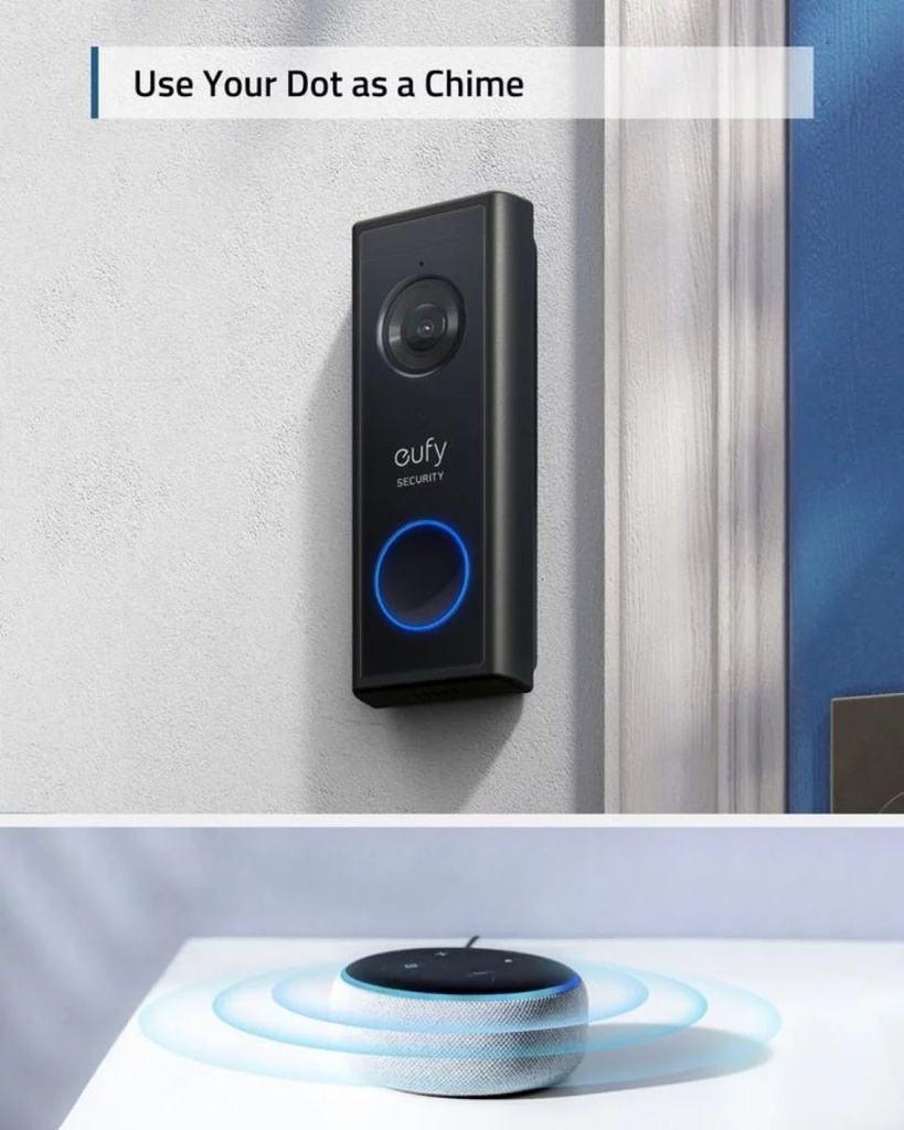 eufy doorbell security slim 1080p