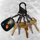 niteize key rack steel s biner black