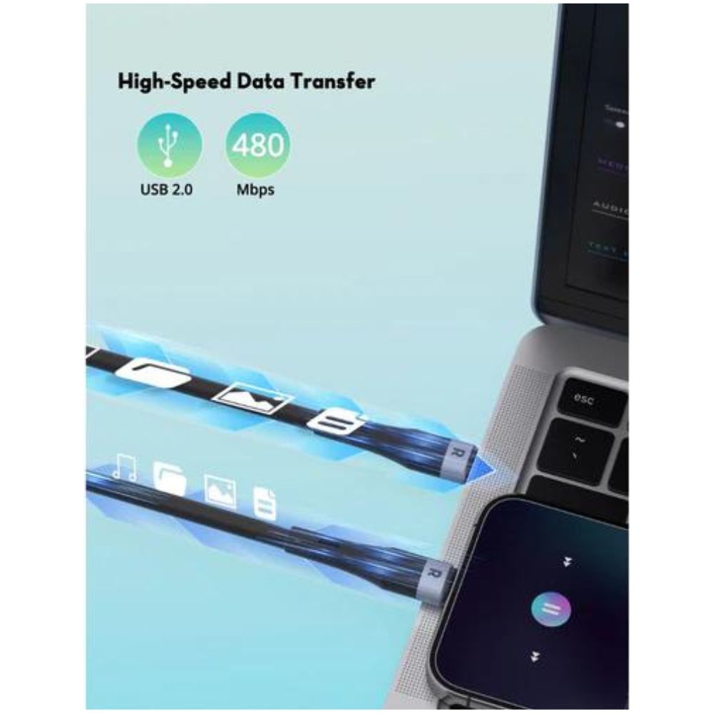 ravpower rp-cb1038 60w c-c cable 1m black