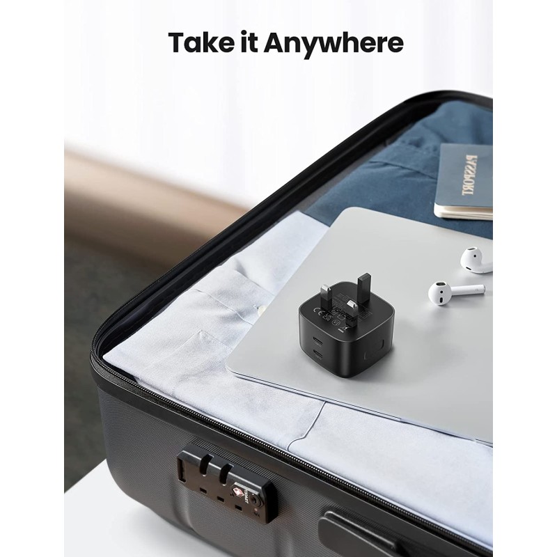 ugreen 65w 2-port pd charger white