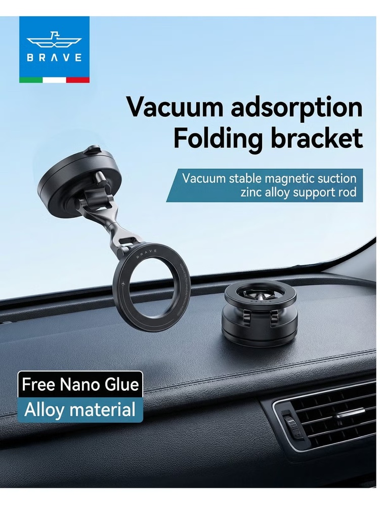 BRAVE Magnetic Vacuum Suction Mount BHL-56