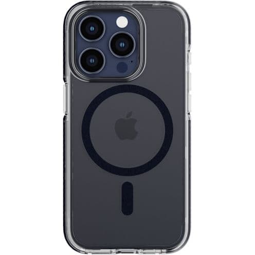 Tech21 EvoCrystal With MagSafe Case for iPhone 15 Pro - Blue Titanium