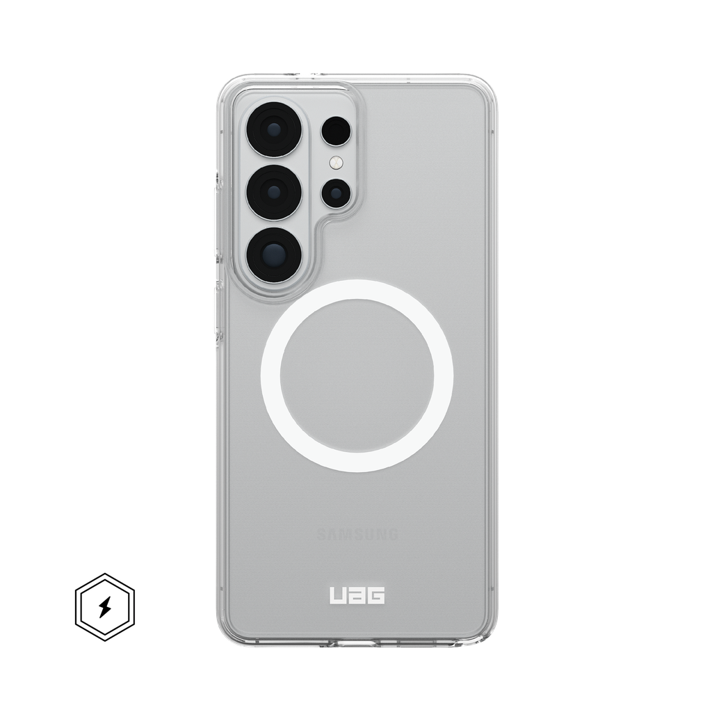 جراب UAG شفاف من نوع Ultra Scout مع مغناطيس لهاتف سامسونج جالاكسي S26، لون أبيض ثلجي