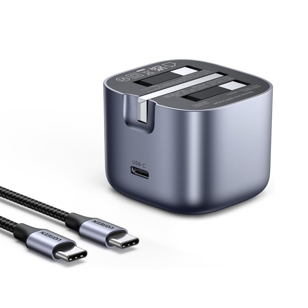 UGREEN Nexode 30W USB-C PD GaN Fast Charger UK (Space Gray)