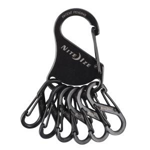  NiteIze KeyRack Steel™ - S-Biner® - Black