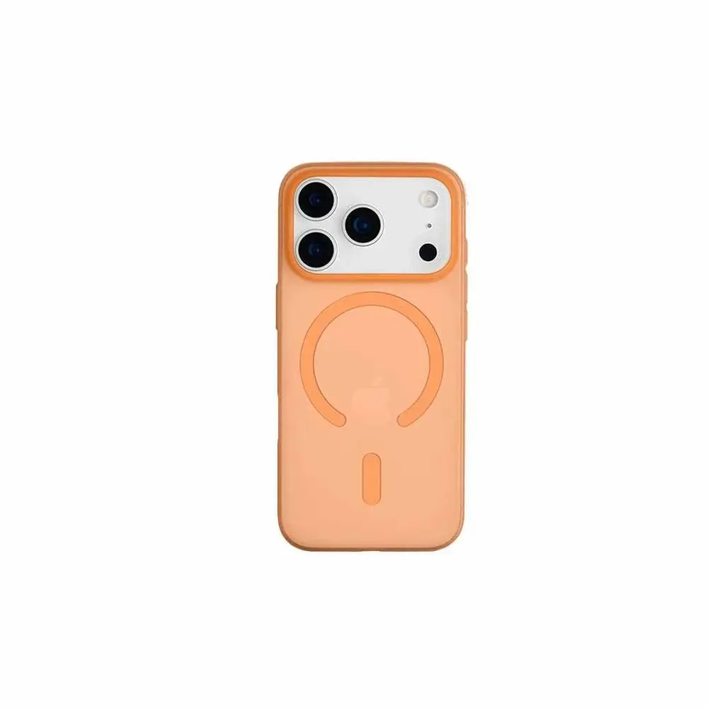 Drip Case Frosted Air phone Case magsafe Pro Max Orange