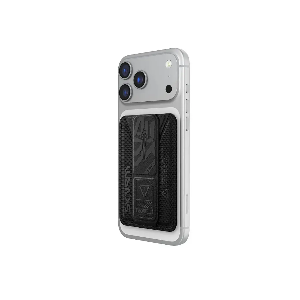  SKINARMA MAGNETIC CARDHOLDER WITH GRIP-STAND KADO PHANTOM BLACK