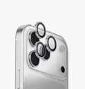  UNIQ OPTIX IPHONE 17 PRO/17 PRO MAX  )2025( 6.3/6.9 ALUMINIUM CAMERA LENS PROTECTOR - STERLING )SILVER