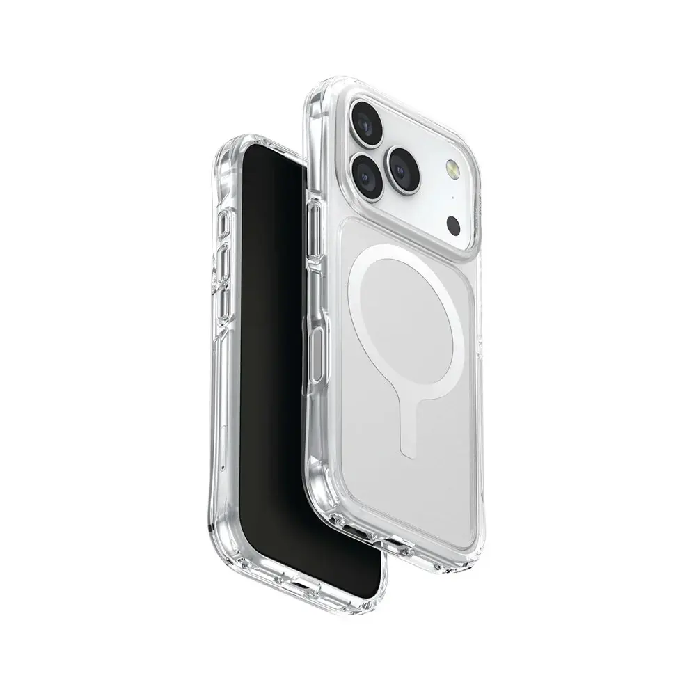 UNIQ HYBRID IPHONE 17 PRO )2025( 6.3  MAGCLICK CHARGING LPX CLASSIC )AF) - FROST CLEAR/WHITE )