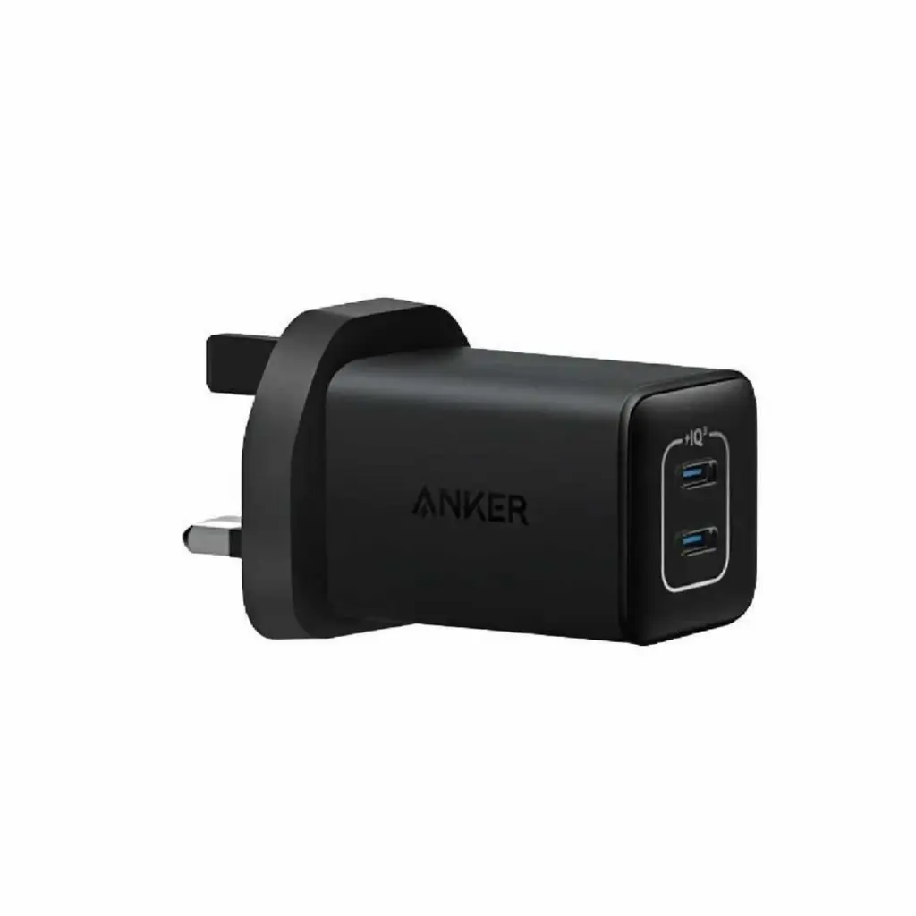 Anker 523 Nano 3 Charger Adapter (47W 2-Port) Black 