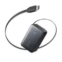 Anker Nano Power Bank  (10K, 45W, Built-In Retractable USB-C Cable)- Black" 