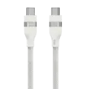 Anker USB-C to USB-C Cable  (6 ft, 240W, Upcycled-Braided)White