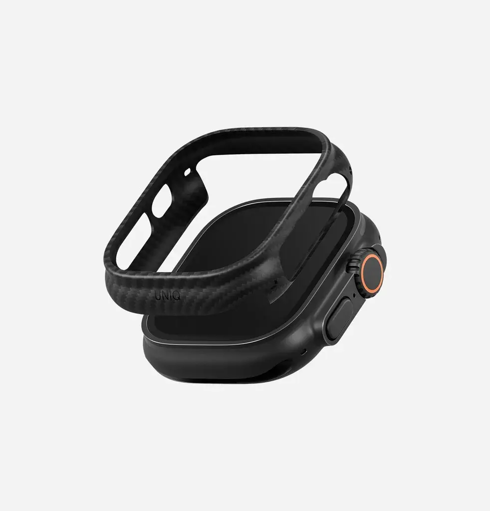 Uniq Keva Verge Watch Case for Apple Watch 49mm - Carbon Black