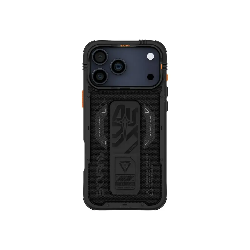 SKINARMA IPHONE 17 PRO (2025) 6.3" PHANTOM (MAG-CHARGE + GRIP-STAND) Black