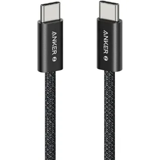 Anker Zolo USB-C to USB-C Cable ( 3ft , 240W) Black & White