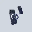 مسكة مغناطيسية وستاند BRAVE GRIP 3 في 1 أزرق