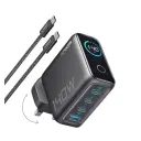 Anker Charger (140w, 3C1A, GaN)- Dark Gray